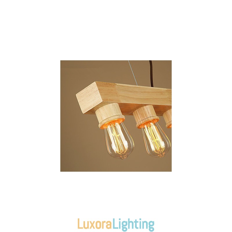 Designer Touch Decorative Pendant Lights Country Wood Bamboo