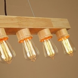 Designer Touch Decorative Pendant Lights Country Wood Bamboo