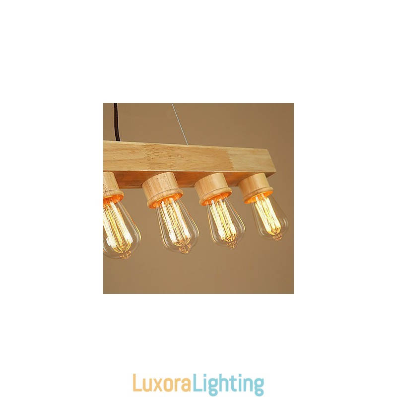 Designer Touch Decorative Pendant Lights Country Wood Bamboo