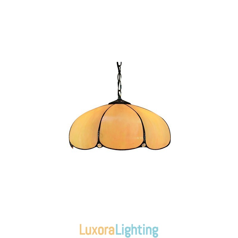 Designer Touch Decorative 2 Light Pendent Lights in Orange
