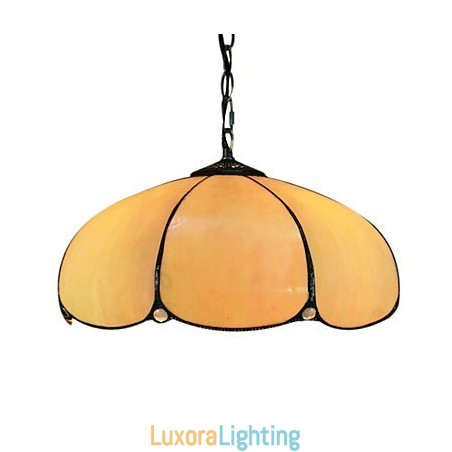 Designer Touch Decorative 2 Light Pendent Lights in Orange