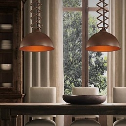 Designer Touch Decorative Lamp Shade Black Wrought Iron Flexible Chandelier Industrial Warehouse Cafe Lid Shade Chandelier