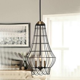 Designer Touch Decorative Country Mini Style Painting Metal Pendant Light