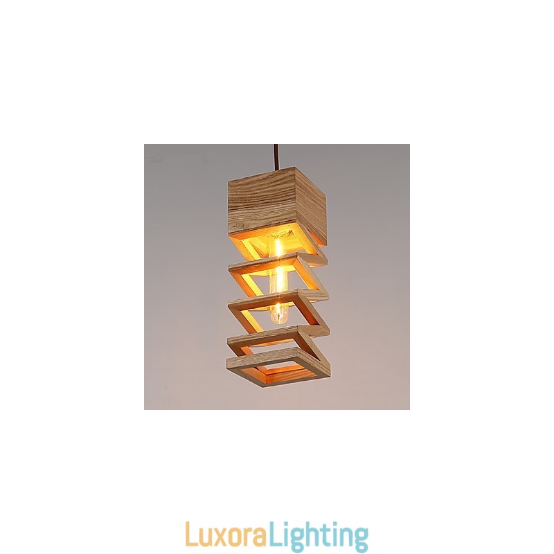 Designer Touch Decorative Pendant Lights Country Wood Bamboo