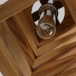 Designer Touch Decorative Pendant Lights Country Wood Bamboo