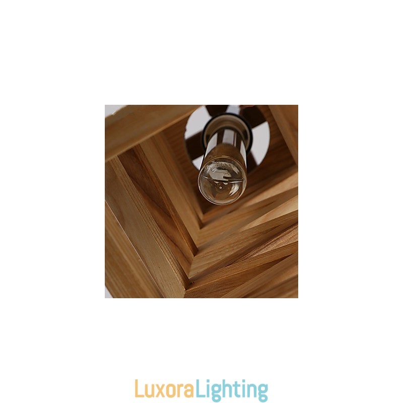 Designer Touch Decorative Pendant Lights Country Wood Bamboo