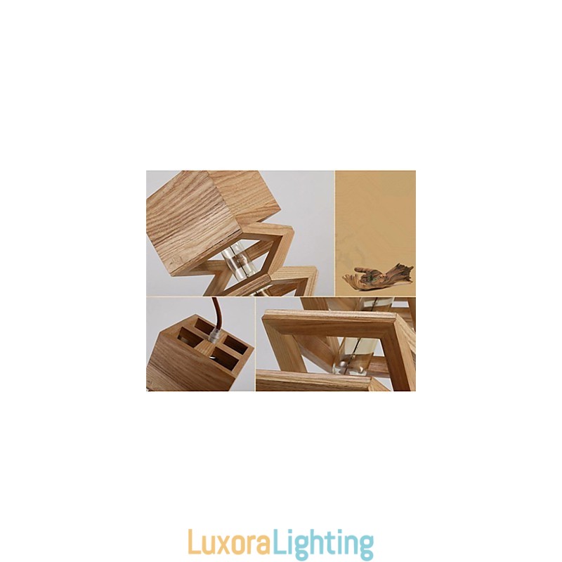 Designer Touch Decorative Pendant Lights Country Wood Bamboo