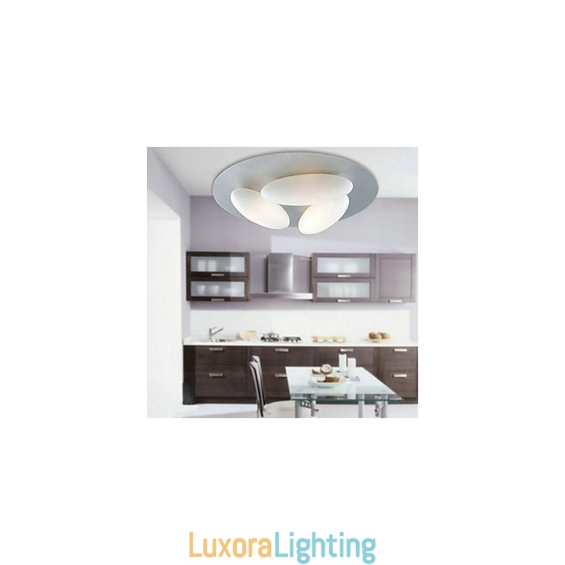Designer Touch Decorative Nature Inspired Minimalist Ceiling Light With 3 Eggs Shade