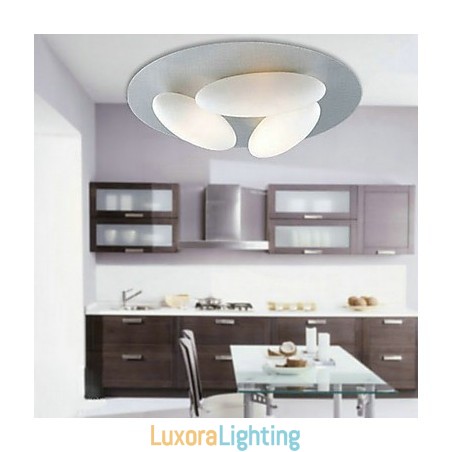 Designer Touch Decorative Nature Inspired Minimalist Ceiling Light With 3 Eggs Shade