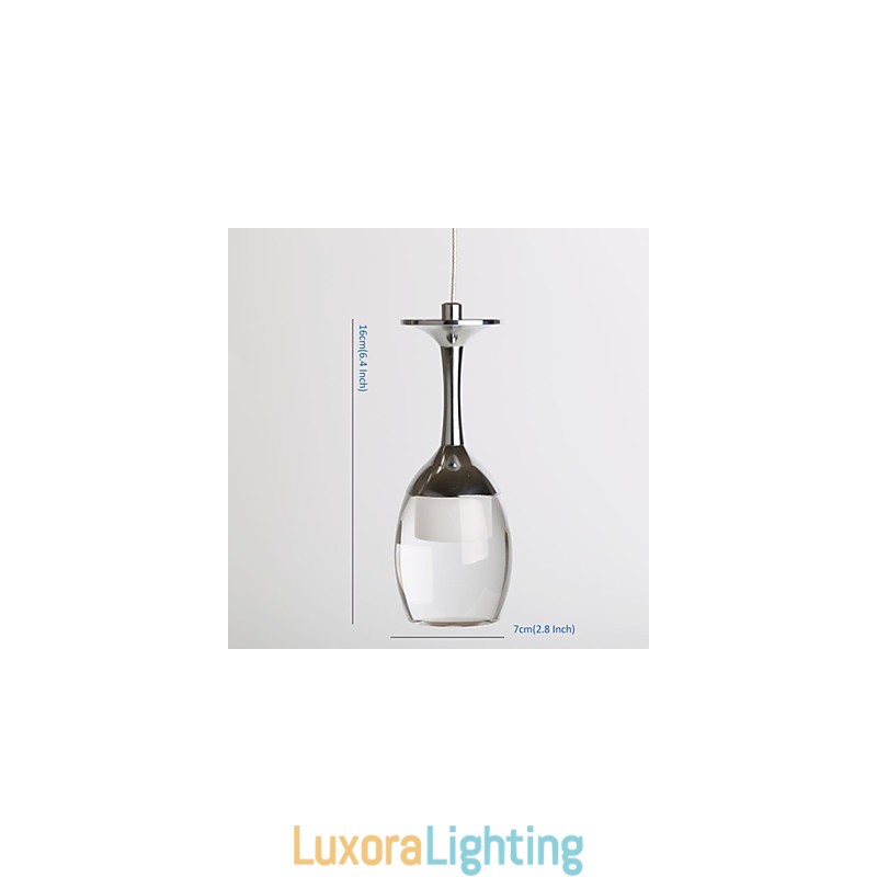 Designer Touch Decorative Modern Pendant Light 7 Lights Integrated Bulbs Included Stair Light