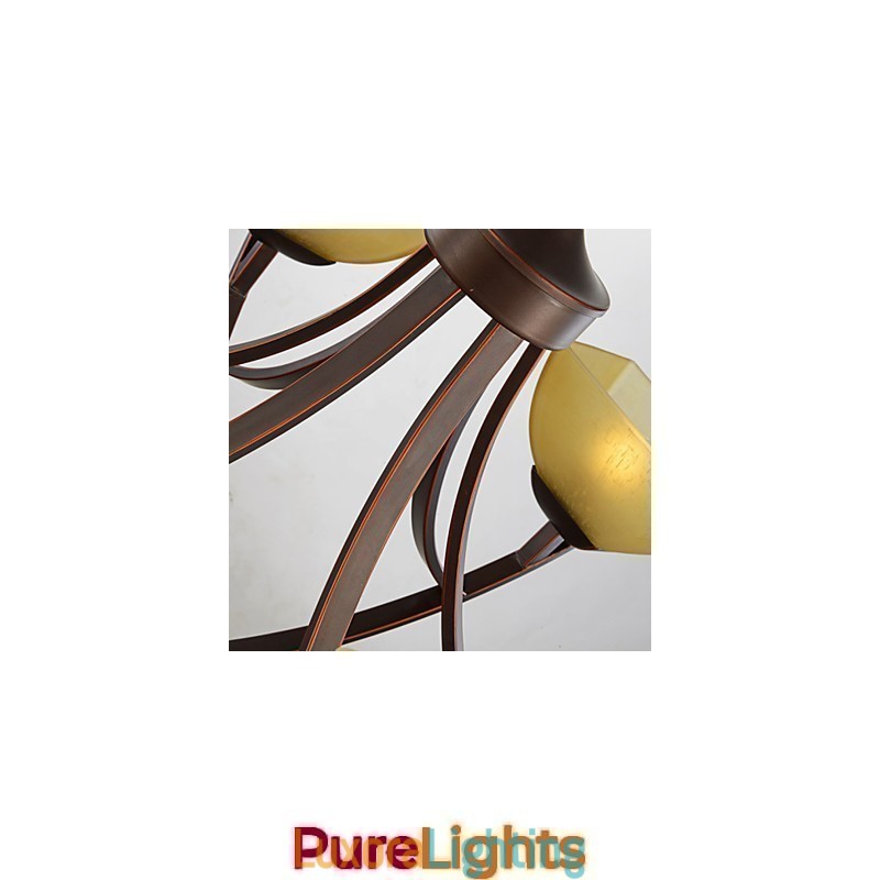 Designer Touch Decorative Chandelier 4 Lights Traditional Classic Vintage Metal