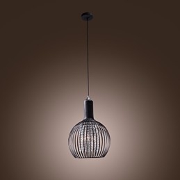 Designer Touch Decorative Modern Contemporary Lantern Crystal Mini Style Electroplated Pendant Light