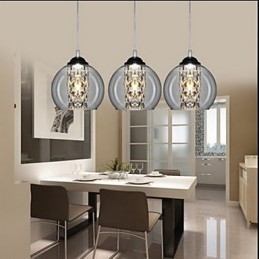 Designer Touch Decorative Glass Ball Pendant Lamp Three