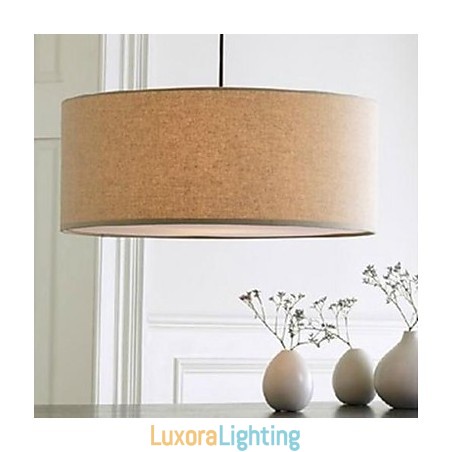 Designer Touch Decorative Rustic Lodge Vintage Country Others Fabric Pendant Light