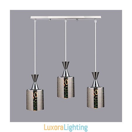 Designer Touch Decorative Dream laser Engraving Chrome Plated lamp 3 Straight