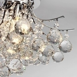 Designer Touch Decorative Chandelier Modern Crystal 3 Lights