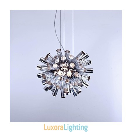 Designer Touch Decorative Modern Contemporary Brushed Metal Pendant Light