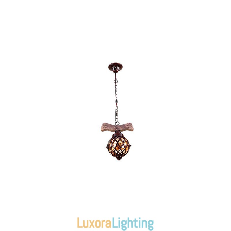 Designer Touch Decorative Chandelier Pendant Light Mini Style Traditional Classic Country Globe