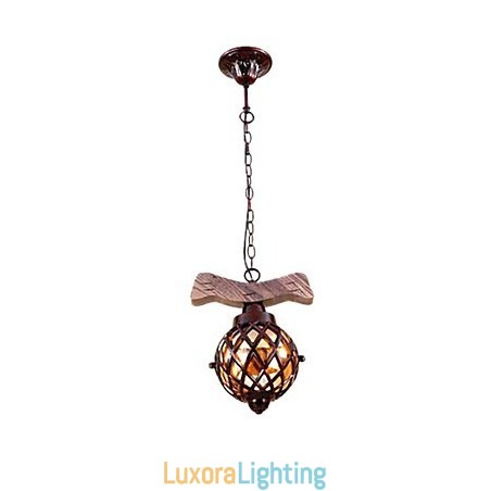 Designer Touch Decorative Chandelier Pendant Light Mini Style Traditional Classic Country Globe