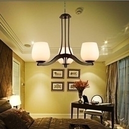 Designer Touch Decorative Traditional Classic Retro Mini Style Painting Metal Chandelier