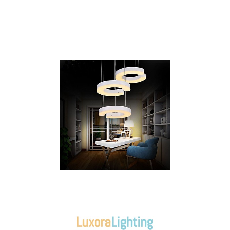 Designer Touch Decorative Three C Type Acrylic Chandelier Chandelier