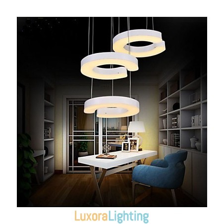 Designer Touch Decorative Three C Type Acrylic Chandelier Chandelier