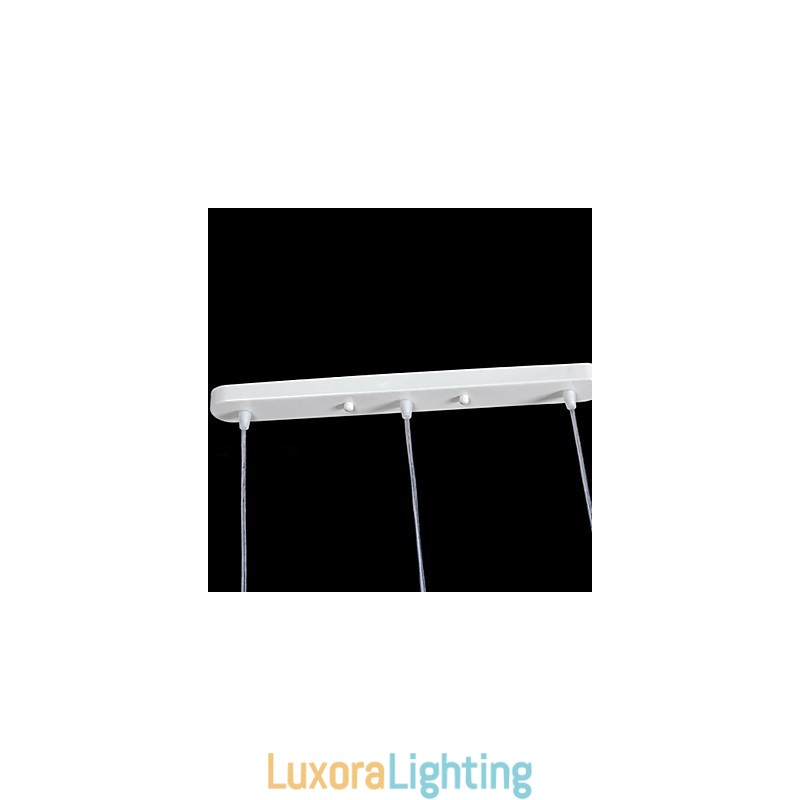 Designer Touch Decorative White Pendant Three Lights Pattern Glass Shade Hand Gilt European Retro Classic