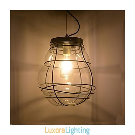 Designer Touch Decorative Northern Europe Simple Modern Creative Glass Retro Pendant Lamp