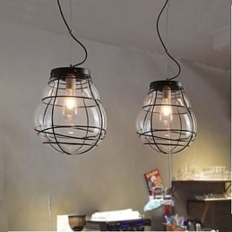 Designer Touch Decorative Northern Europe Simple Modern Creative Glass Retro Pendant Lamp
