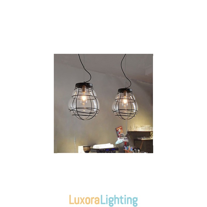 Designer Touch Decorative Northern Europe Simple Modern Creative Glass Retro Pendant Lamp