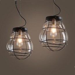 Designer Touch Decorative Northern Europe Simple Modern Creative Glass Retro Pendant Lamp