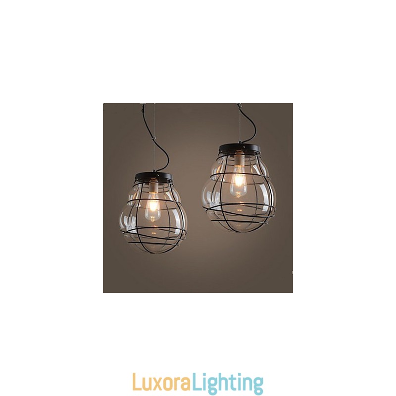 Designer Touch Decorative Northern Europe Simple Modern Creative Glass Retro Pendant Lamp