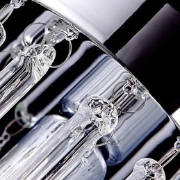 Designer Touch Decorative Modern 3 Lights Pendant With Glass Rod