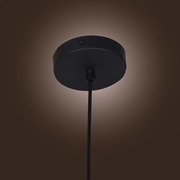 Designer Touch Decorative Transparent Glass Pendant Light in Brown Bubble Design