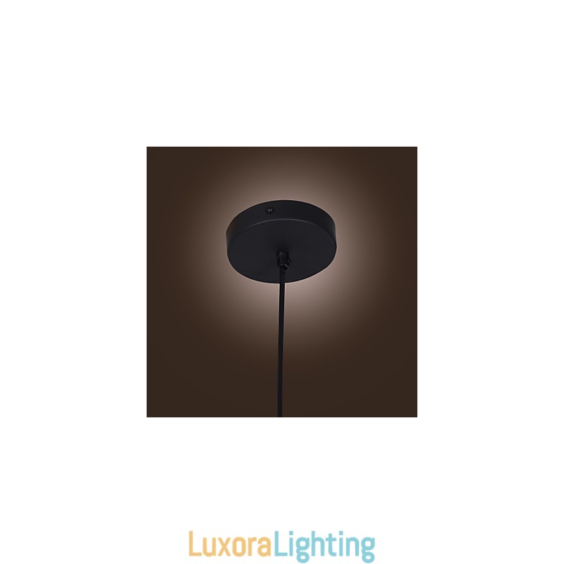 Designer Touch Decorative Transparent Glass Pendant Light in Brown Bubble Design