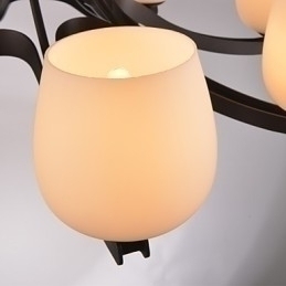 Designer Touch Decorative Traditional Classic Retro Mini Style Painting Metal Chandelier