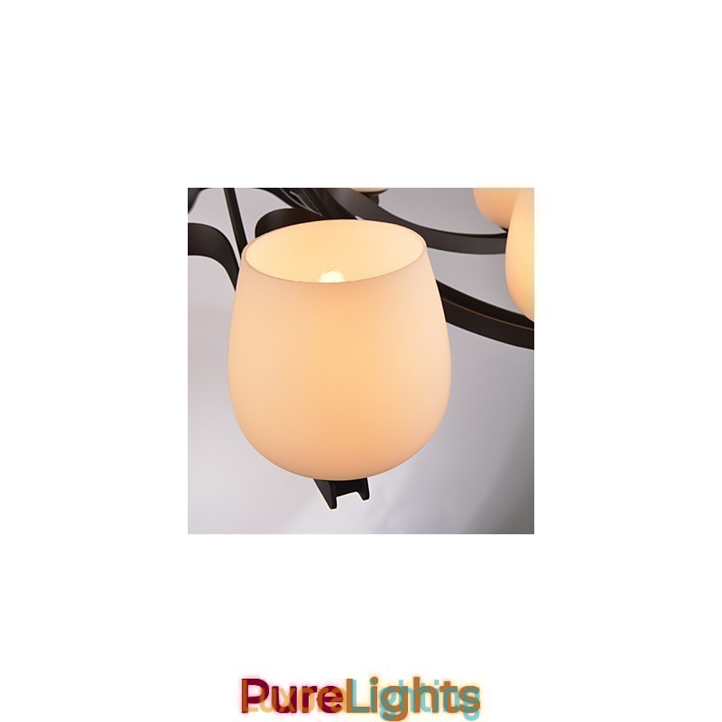 Designer Touch Decorative Traditional Classic Retro Mini Style Painting Metal Chandelier