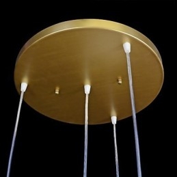 Designer Touch Decorative Bronze Pendant Four Lights Pattern Glass Shade European Retro Classic