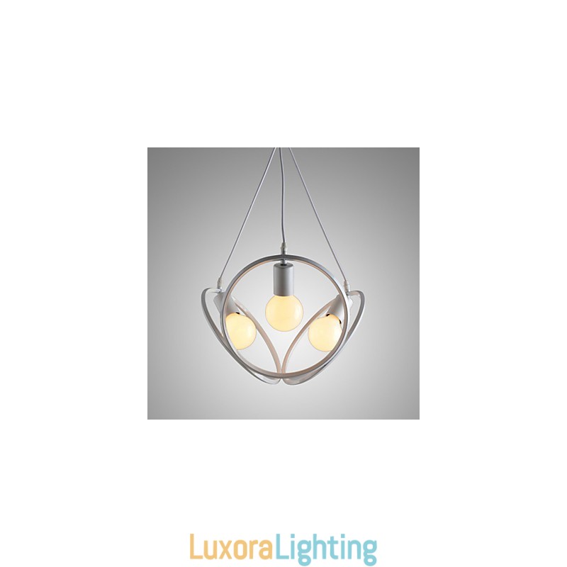 Designer Touch Decorative 3 Lights Chandelier Pendant Light Traditional Classic Retro Metal