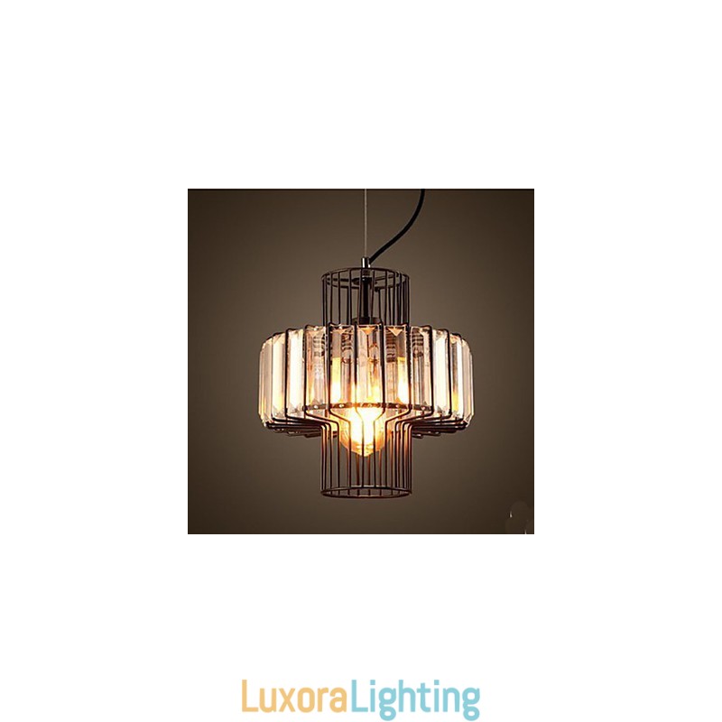 Designer Touch Decorative American Country Crystal Small Pendant Lamp