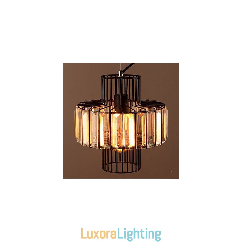 Designer Touch Decorative American Country Crystal Small Pendant Lamp