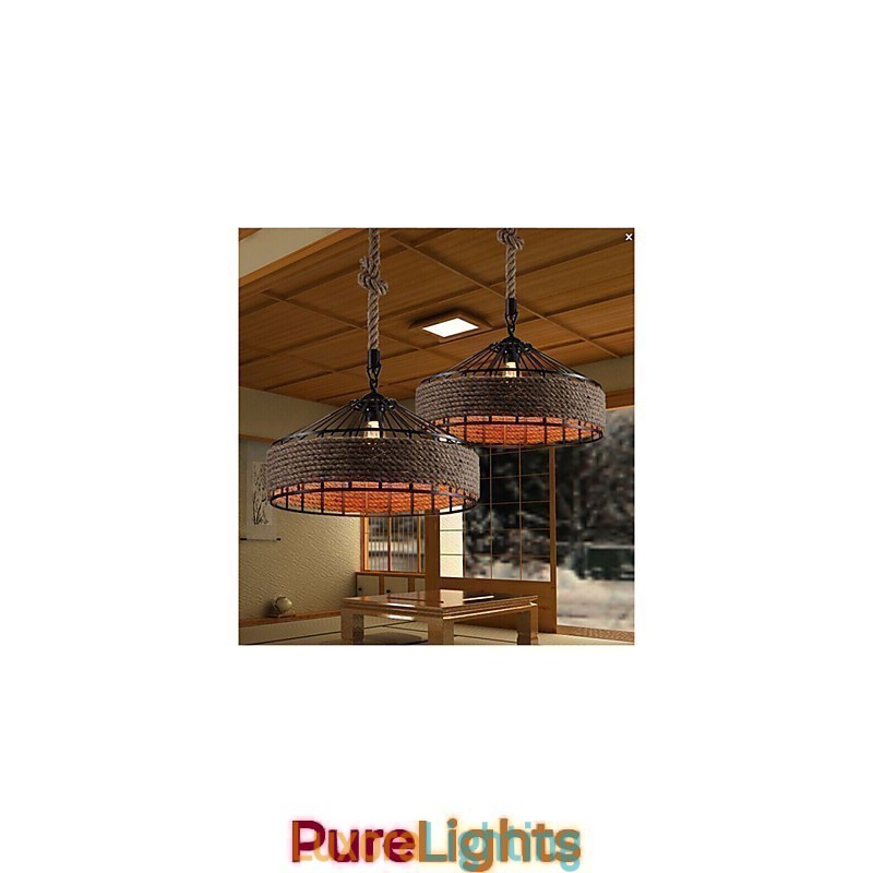 Designer Touch Decorative 2 Light Country Designers Others Metal Chandelier Pendant Light