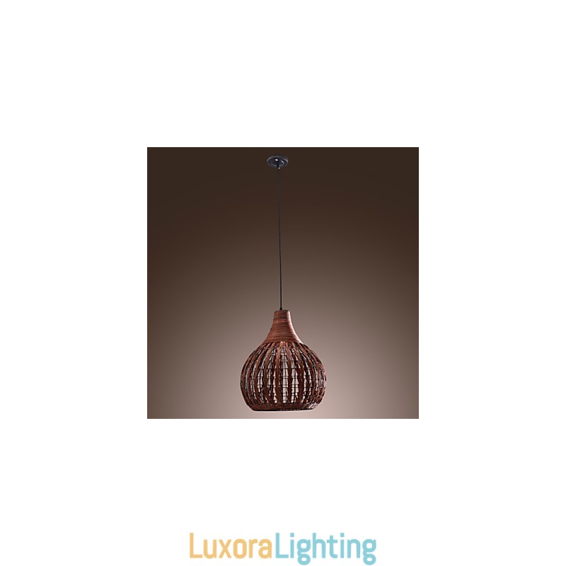 Designer Touch Decorative Lantern Country Mini Style Painting Pendant Light