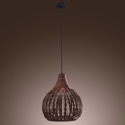 Designer Touch Decorative Lantern Country Mini Style Painting Pendant Light