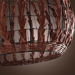 Designer Touch Decorative Lantern Country Mini Style Painting Pendant Light