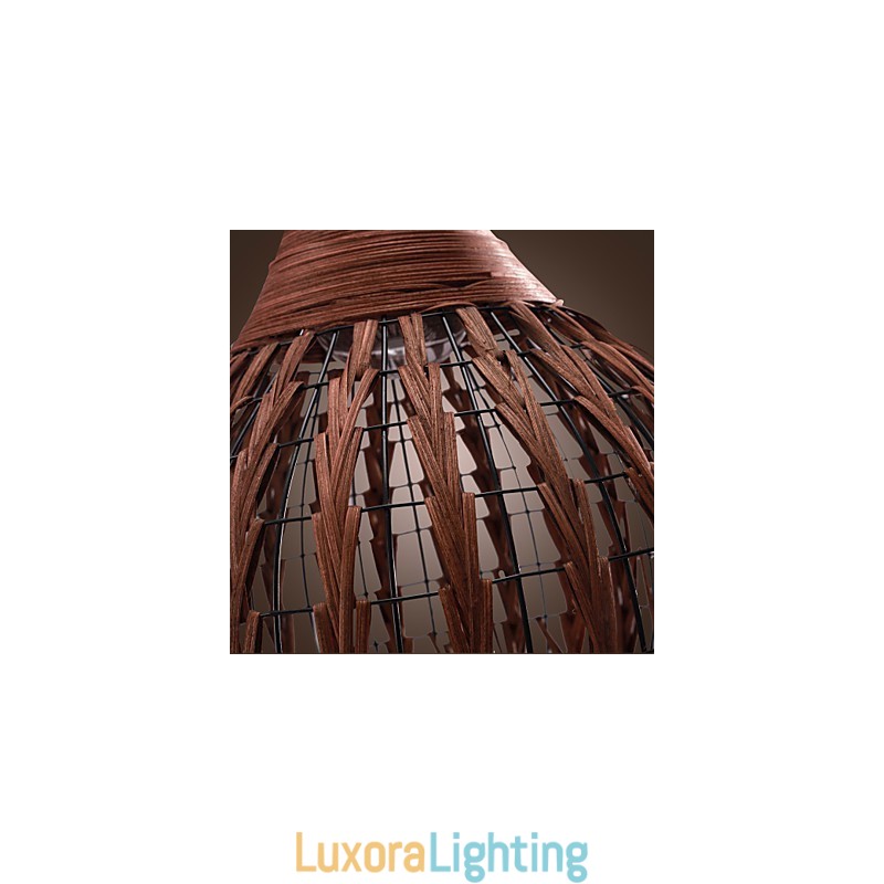 Designer Touch Decorative Lantern Country Mini Style Painting Pendant Light