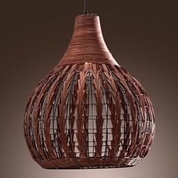 Designer Touch Decorative Lantern Country Mini Style Painting Pendant Light