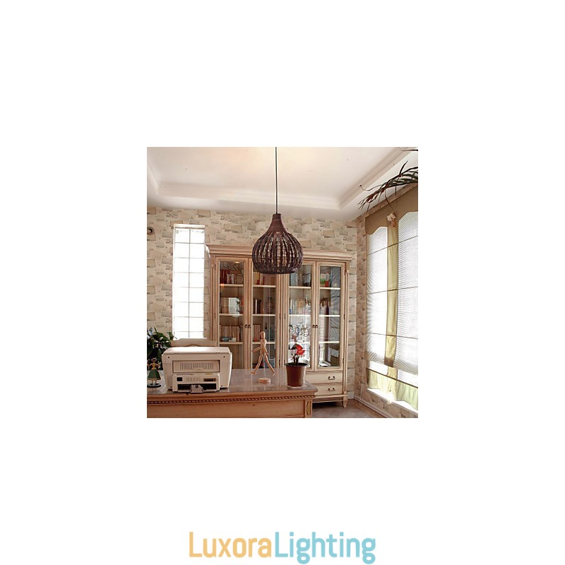 Designer Touch Decorative Lantern Country Mini Style Painting Pendant Light