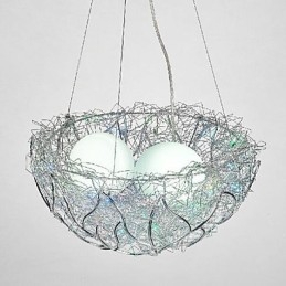 Designer Touch Decorative Modern Contemporary Silver Metal Pendant Light