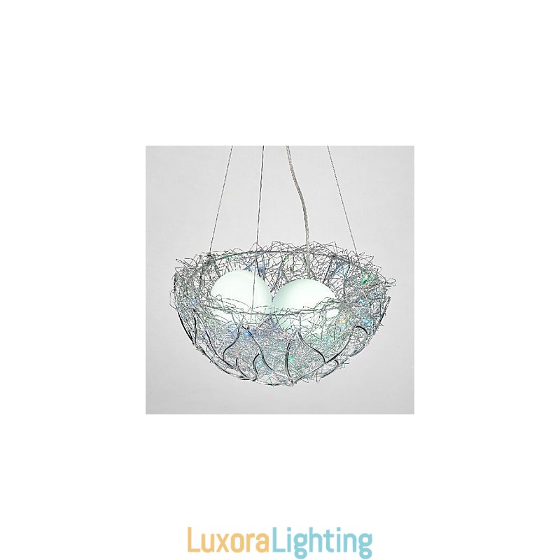 Designer Touch Decorative Modern Contemporary Silver Metal Pendant Light